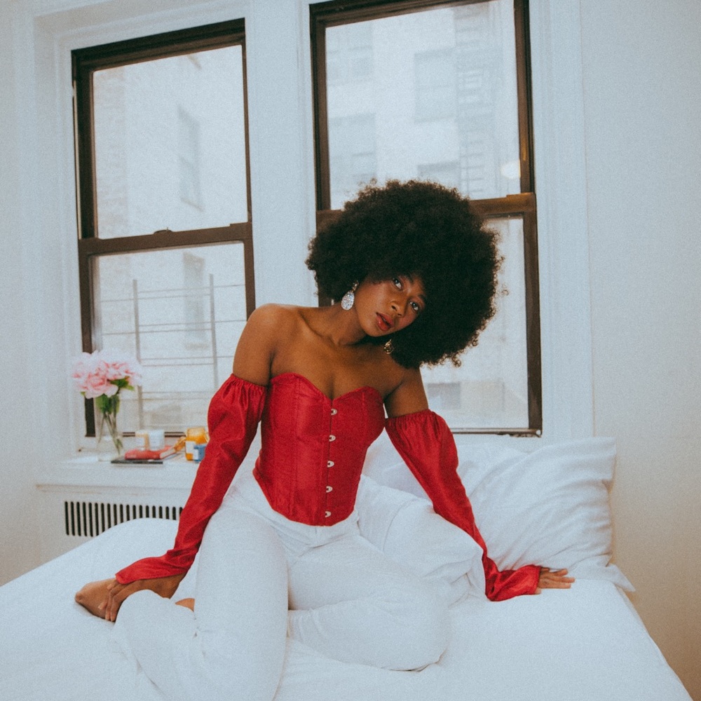 Red Bustier Top
